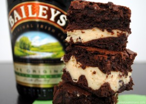 Bailey's Irish Cream Cheesecake Brownies1