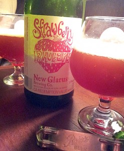 Oshkosh Beer Sampler 030- New Glarus Strawberry Rhubarb Ale